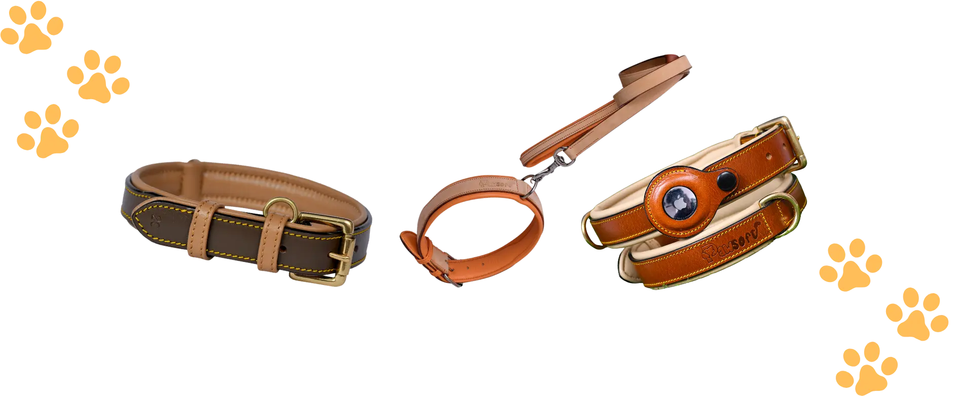 Pawsoft, dog Collar and leashes